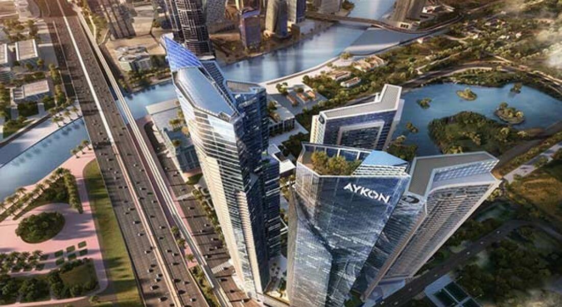 阿联酋迪拜-AYKON CITY 迪拜达马克运河城