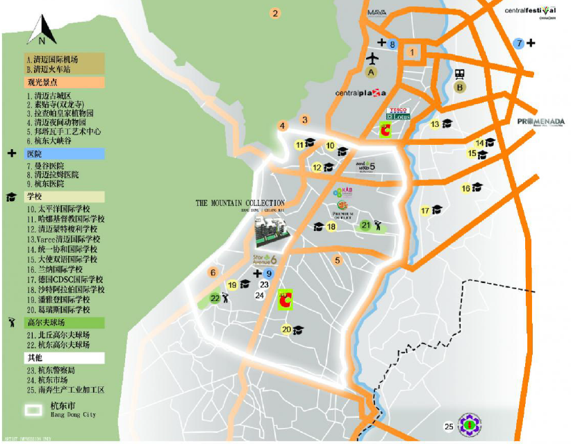 泰国清迈-群峰汇The Mountain Collection精装酒店公寓