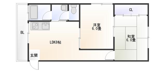 日本大阪-「整栋」难波商圈上田公寓