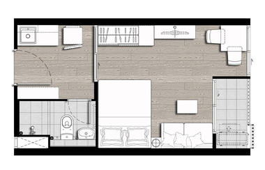 泰国曼谷-中央车站公寓 Plum Condo Central Station Phase II