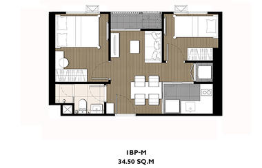 泰国曼谷-MRT 紫线 Taopoon 站精品公寓 The Privacy Taopoon