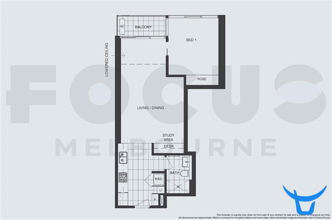 澳大利亚墨尔本-Focus富庭公寓-1居室