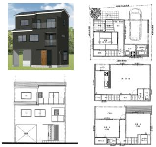 日本大阪-「优墅」NO.100-天下茶屋车库全新建别墅