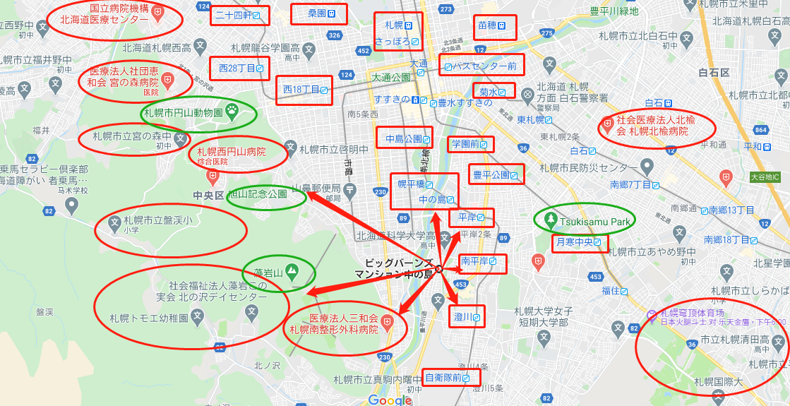 日本札幌市-「优小房·NO.163」ビッグバーンズマンション中の島