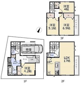 日本神户-神戸市東灘区深江本町4丁目　新築戸建