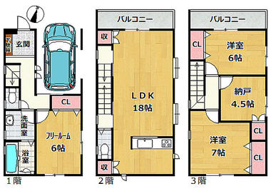 日本神户-中央区熊内橋通1丁目 新築戸建