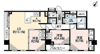 日本横滨-クオス港北センター南グレイスレーン 3階