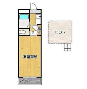 日本北九州市-「优小房·NO.230」福冈北九州LOFT学生公寓